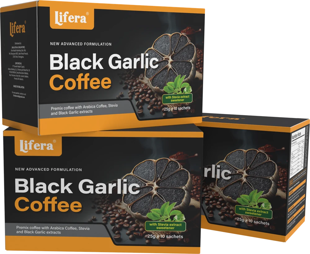 Kotak Lifera Black Garlic Coffee
