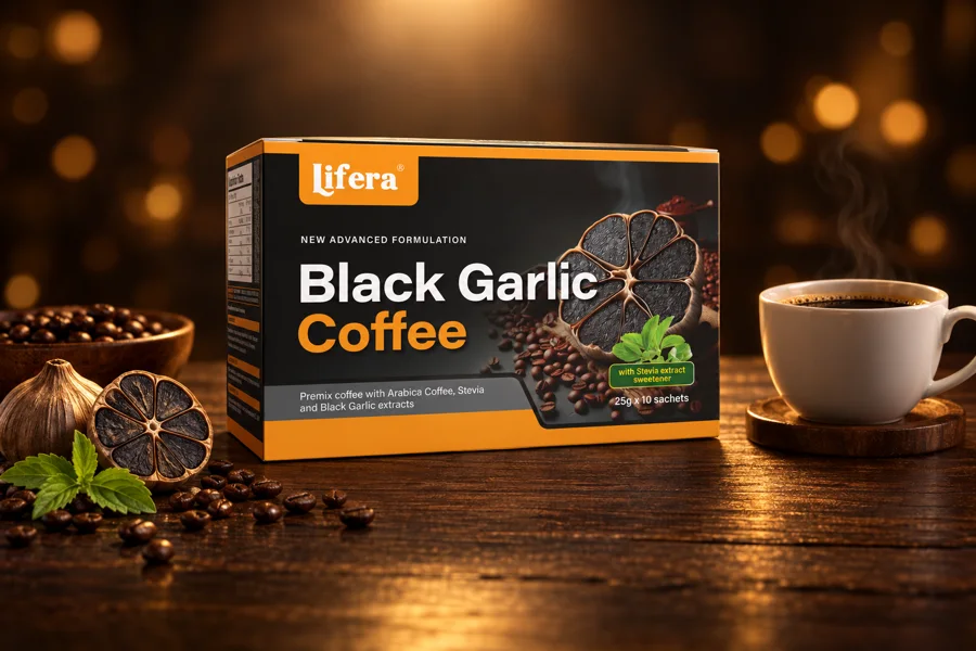 1 kotak Lifera Black Garlic Coffee