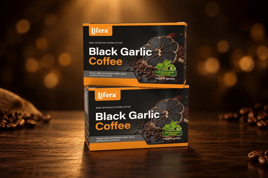 2 kotak Lifera Black Garlic Coffee